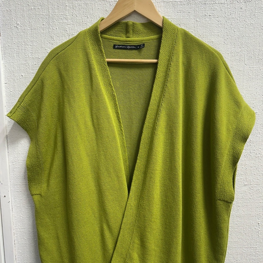 Gudrun Sjoden Lime Green Cardigan